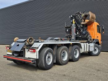 FMX 460 8x4-4 / HIAB Z CRANE + HOOKLIFT